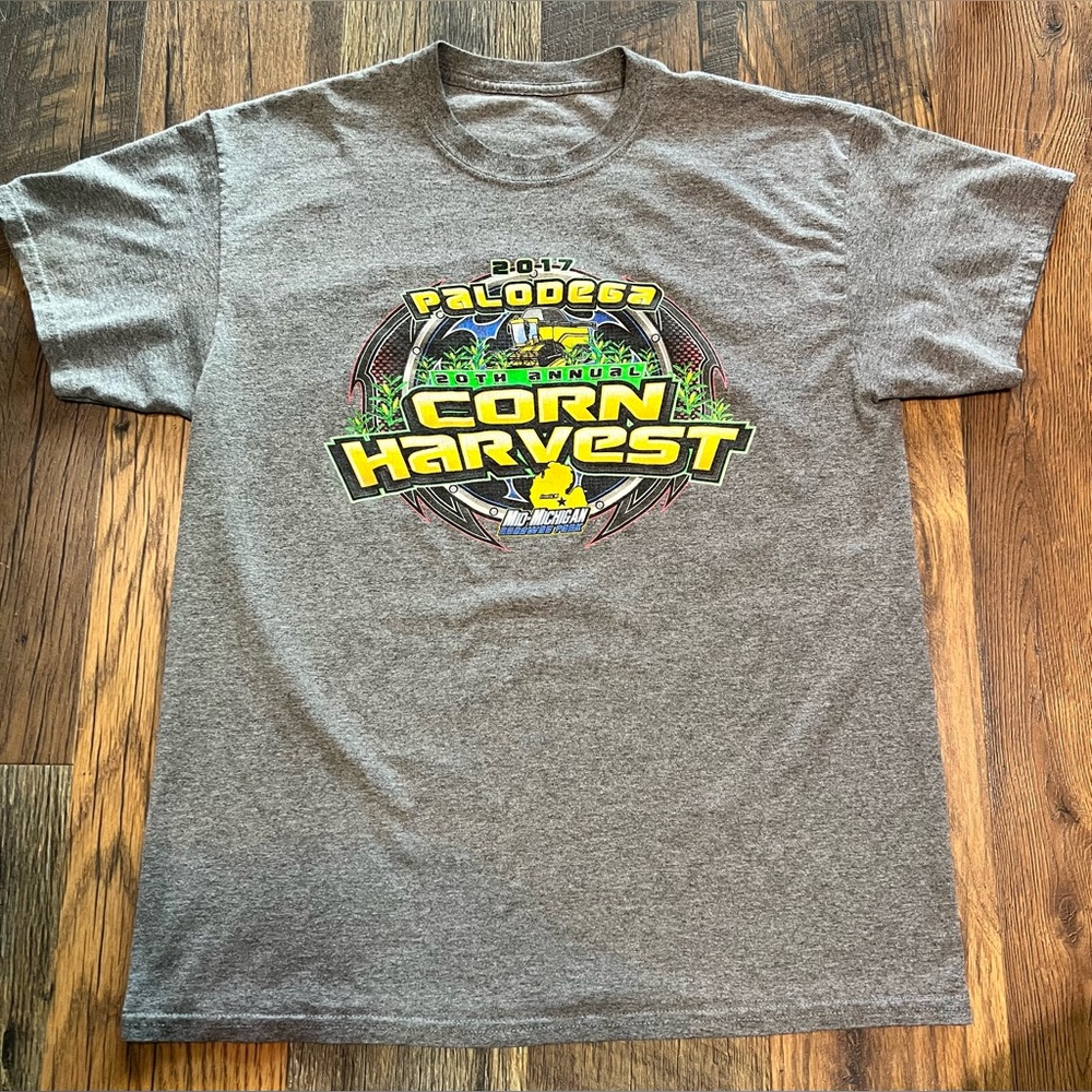 2017 Palodega 20th Annual Corn Harvest Race T-SHIRT Adult Large